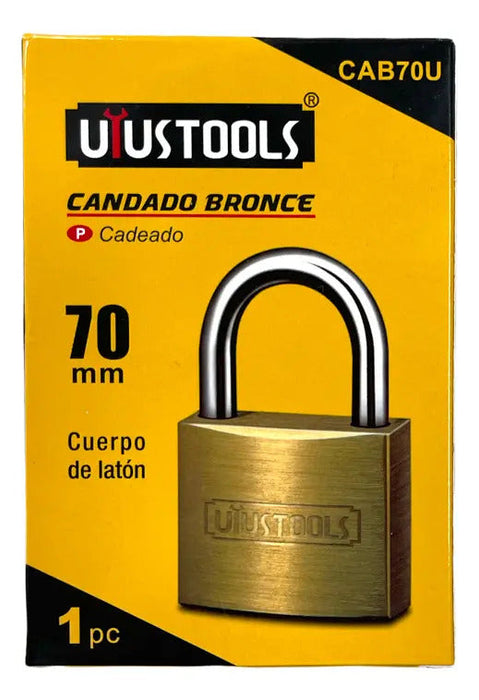 Candado Dorado 70mm Uyustools Caja