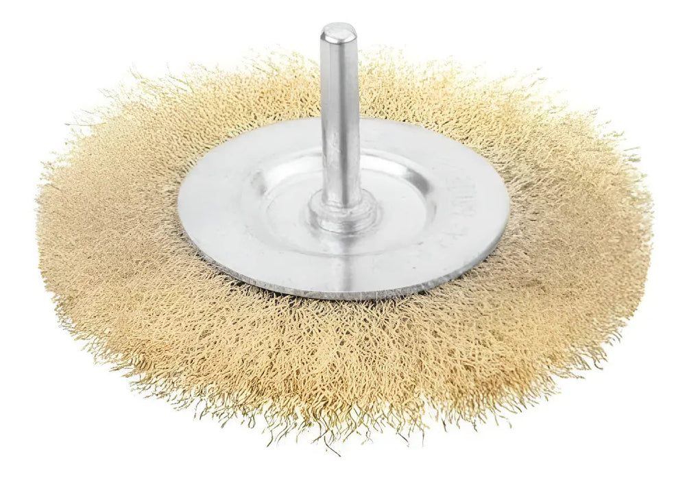 Cepillo Plano Ondulado 3'' 75mm Ingco Color Dorado Oscuro