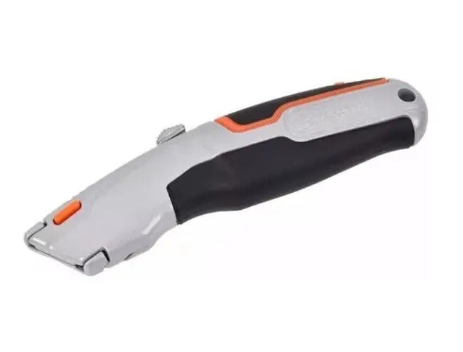 Cutter Cartonero Trabajo Pesado Tactix Hoja Retráctil 15cm