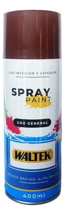 Pintura Spray 400ml/230g Normal Marron Anti. Waltek