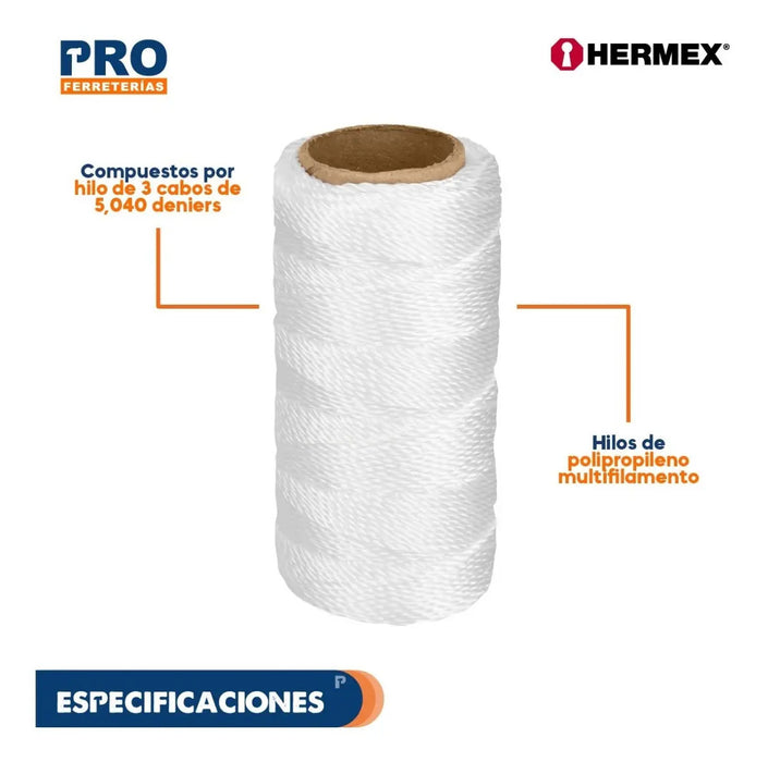 Hilo Albañil Chico 65 Mt Blanco Truper
