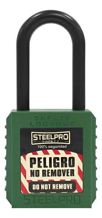 Candado Dielectrico Steelpro Color Verde