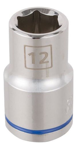 Dado 12mm-1/2" Azul C/colgador Uyustools