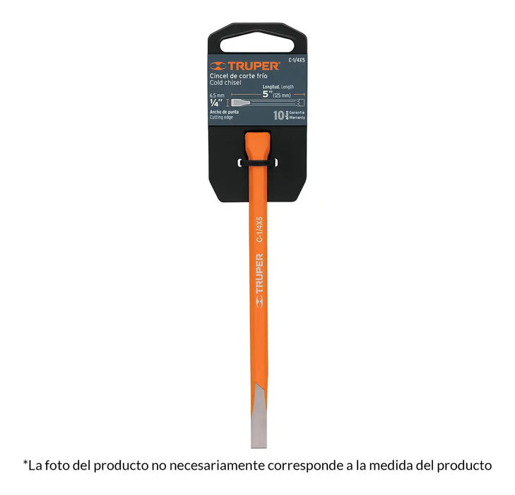 Cincel Corte Frío 1/2'' x 10'' Truper