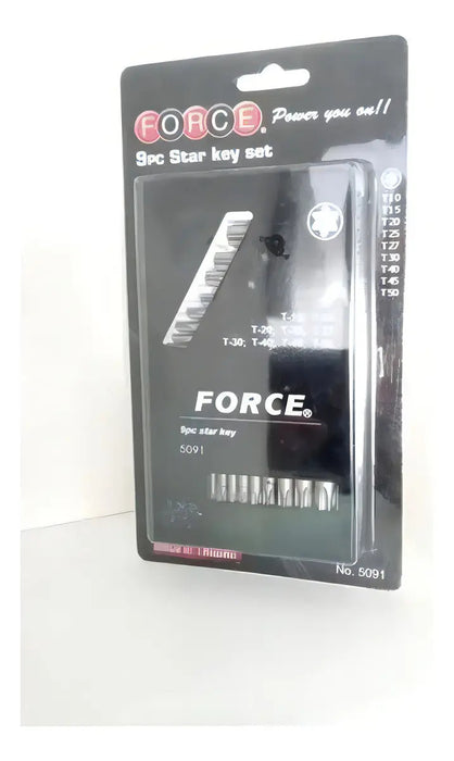 Juego De Llaves Torx 9 Piezas T10-T50