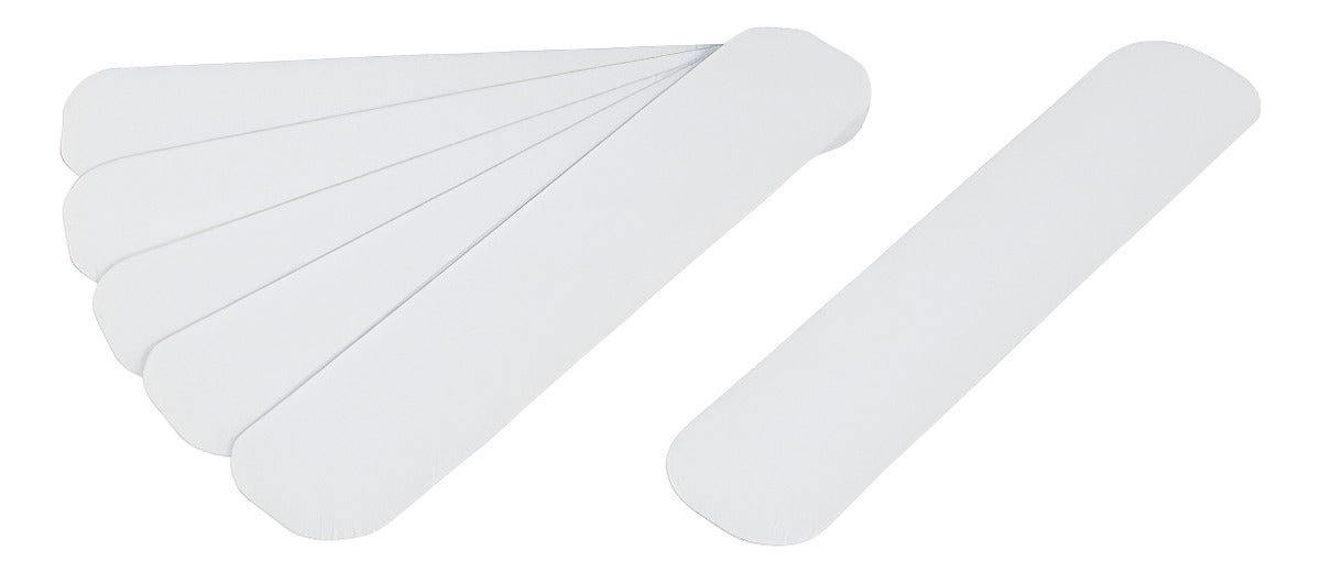Cinta Adhesiva Antiderrapante Tiras 50mm Transparente 6pzas Color Blanco