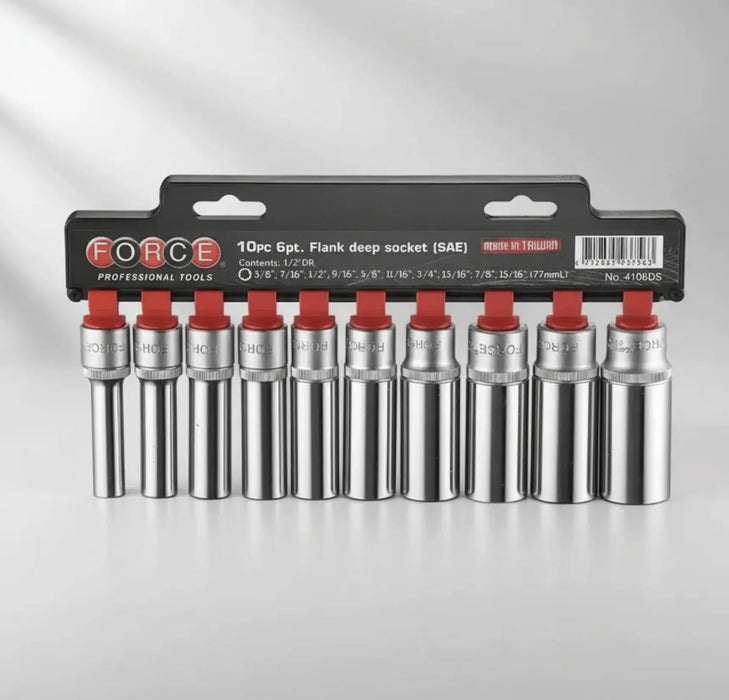 Juego Dados 1/2'' Largo 3/8''-15/16'' 10 Pzs.