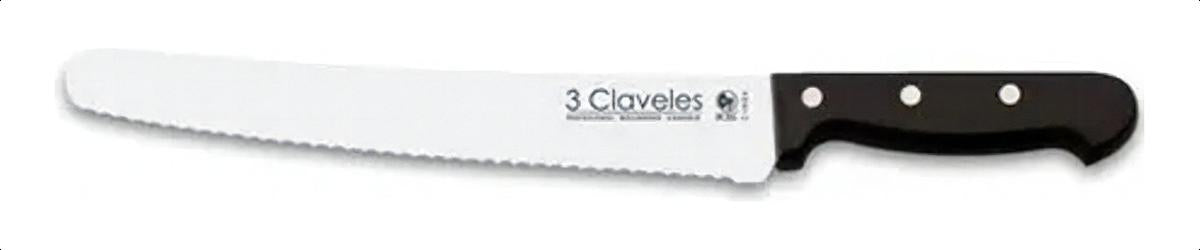 Cuchillo Panero 25cm Acero Inoxidable 3 Claveles Modelo 943