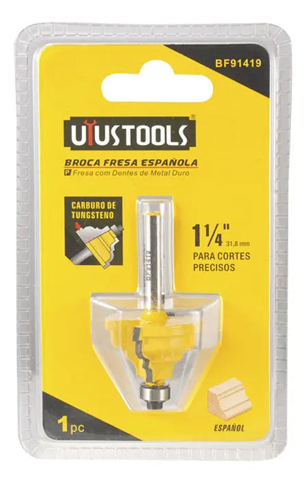 Broca Fresa Española C/r 1-1/4''-19.5mm