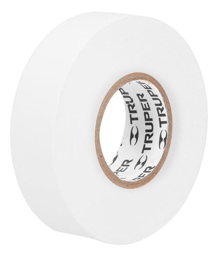Huincha Aisladora 19mm X 18m Blanca Truper