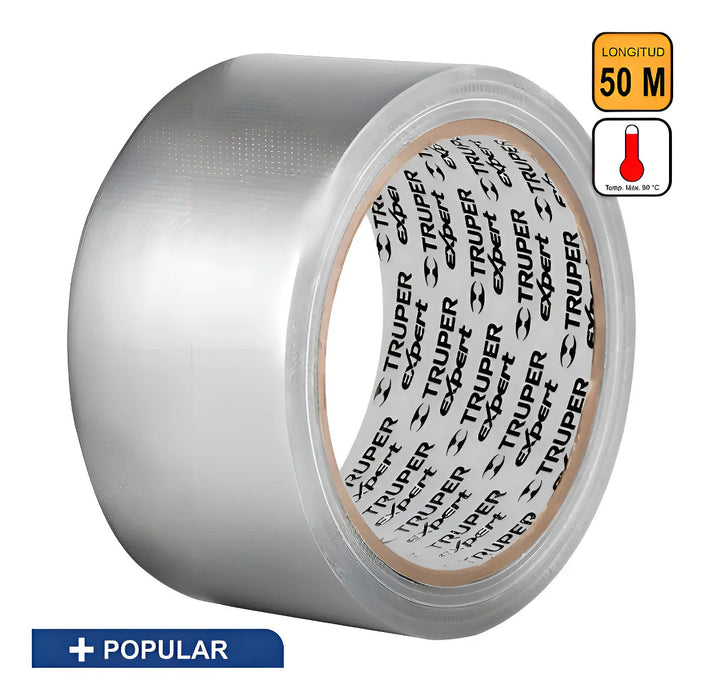 Cinta Aislante Truper CDU-50XX Gris 50m x 48mm