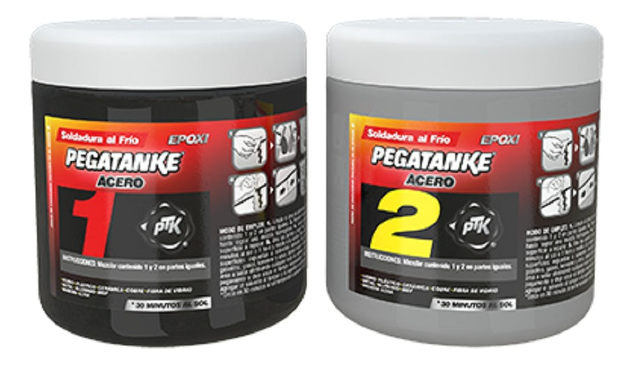 Pegamento Líquido Pegatanke Epoxy Acero Para Reparación Metales Hasta 700°c