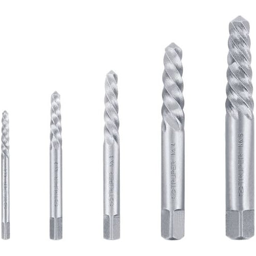 Juego Extractor De Tornillos Allen Rotos 5 Pzs