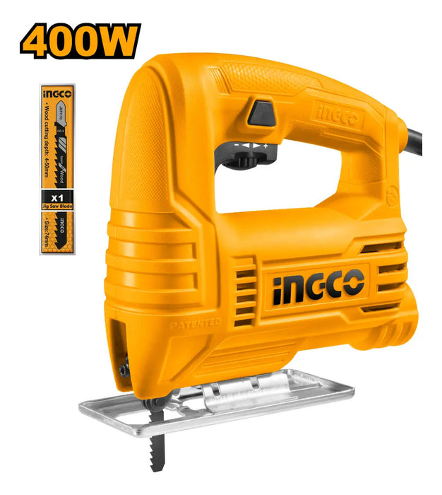 Sierra Caladora Eléctrica Ingco 400W Naranja
