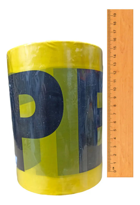 Cinta Ancha Peligro Amarilla 150 Mts X 150mm Ferrawyy