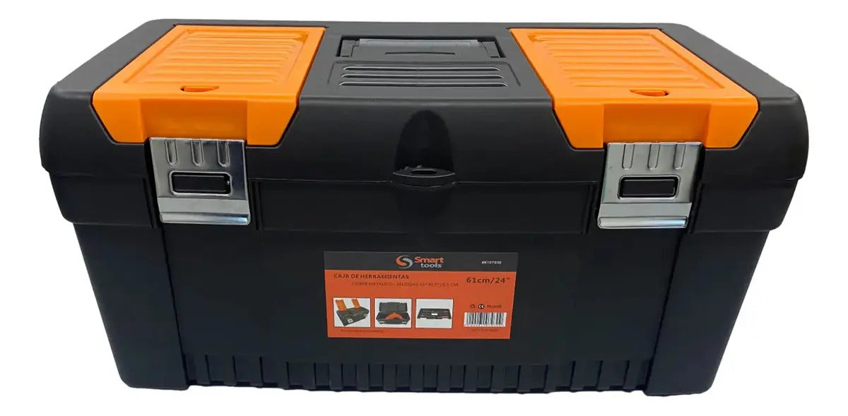 Caja Herramientas Plástica con Metal 24''