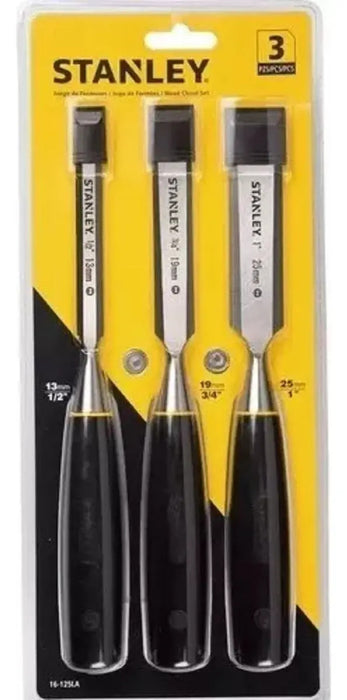 Juego De 3 Formones De 1/2'' - 3/4'' - 1''