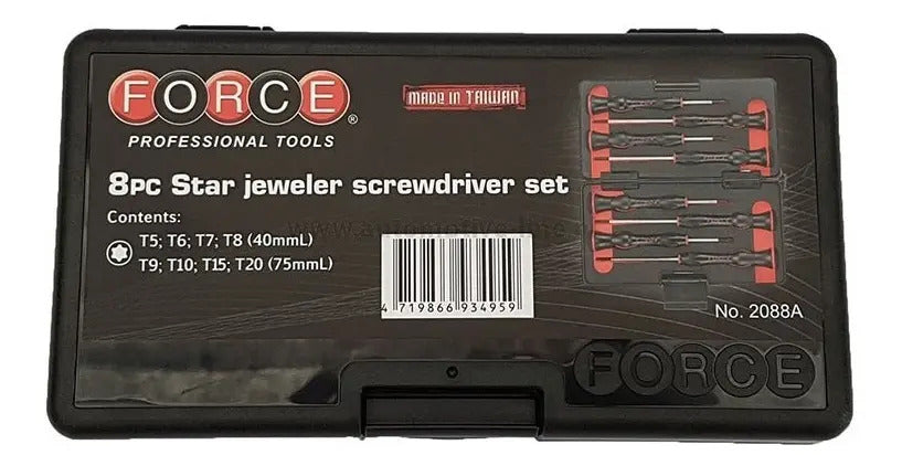 Set De Destornillador Torx Precision 8 Piezas
