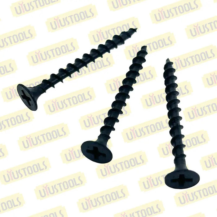 Tornillo Volcanita Negro 6x1-5/8 500un/set