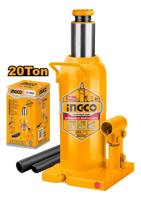 Gata Hidráulica Industrial Tipo Botella 20 Toneladas Ingco