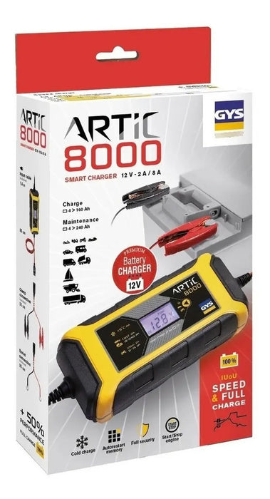 Cargador Baterias Artic 8000 12V Gys