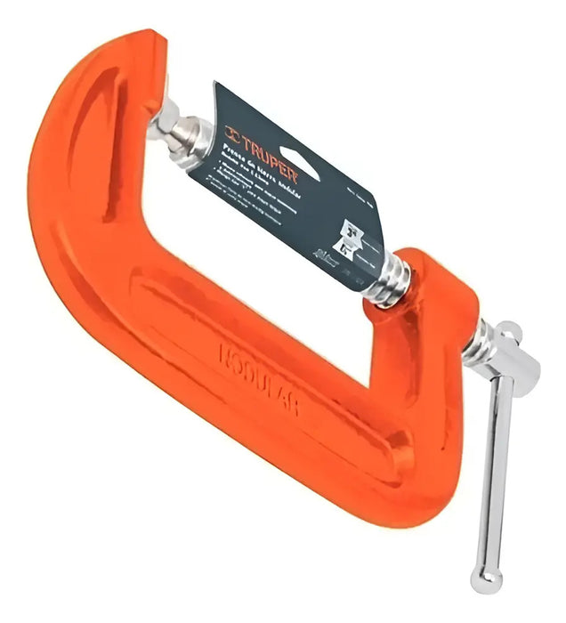 Prensa Tipo C de Hierro Nodular 6'' Truper