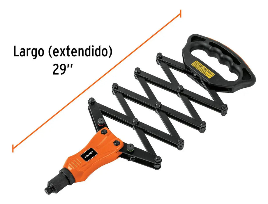 Remachadora Fuelle Acordeón 2,5 a 6,5 mm