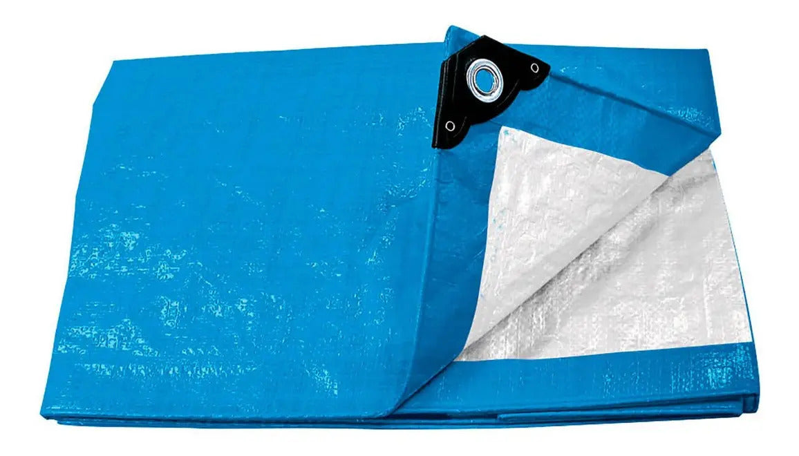 Lona Toldo Carpa Camping 4 X 6 Metros Pretul Azul