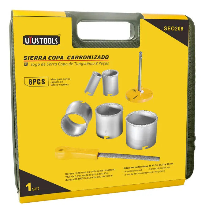 Set 8 Pcs Sierra Copa Diamantada Uyustools