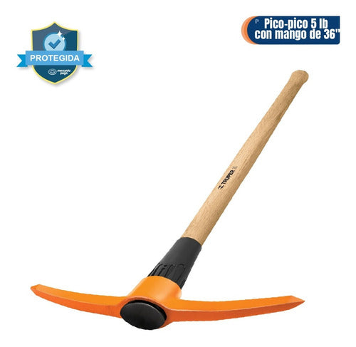Pico-pico 5 Lbs Mango de Madera 36''