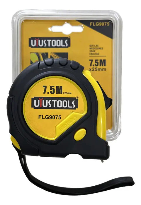 Huincha Medir 7,5 Mts X 25mm Ergonomica Uyustool