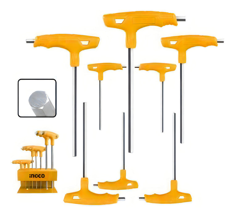 Set 8 Llaves Allen Tipo T 2-10mm Ingco