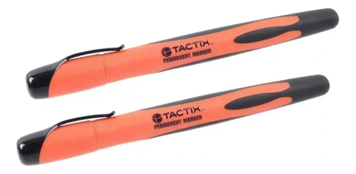 Marcador Trazador Permanente Punta de Formón 2 Pcs