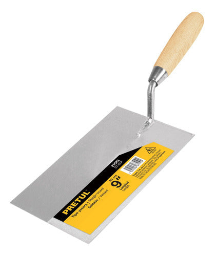 Cuchara Para Albañil Pretul Ct-9yp, 23 Cm, Acero Inoxidable