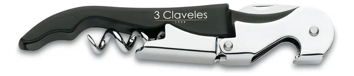Sacacorchos Camarero 3 Claveles