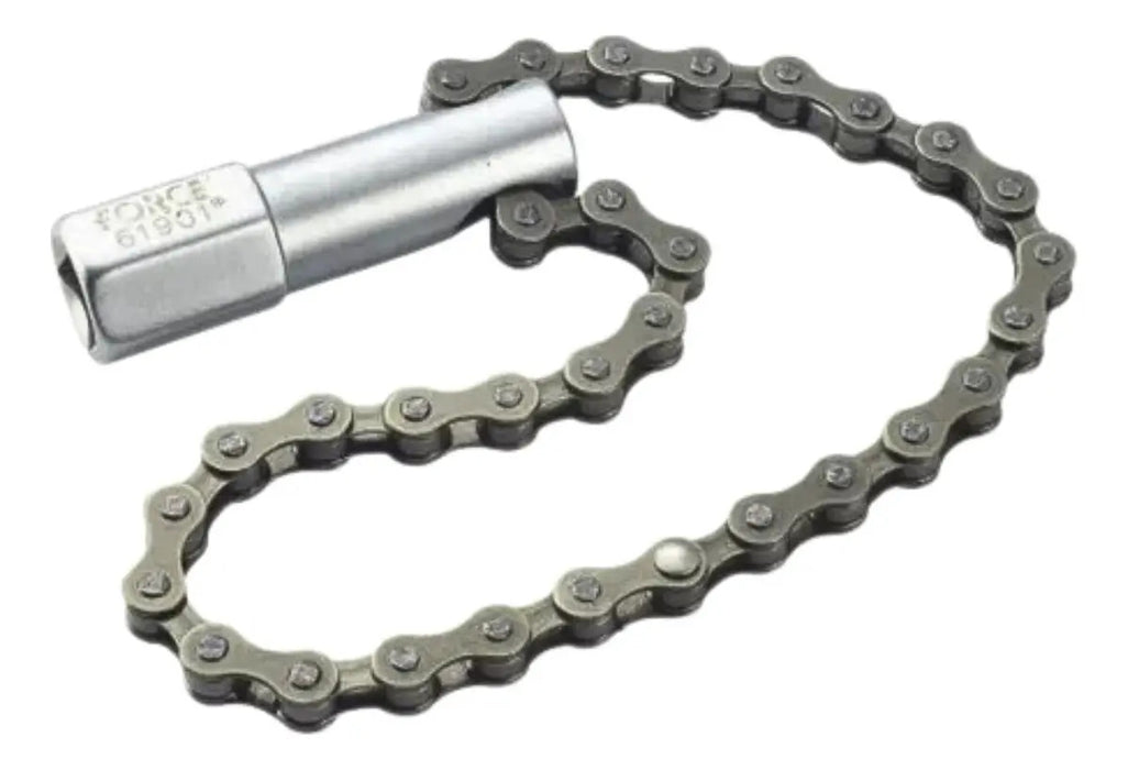 Llave Cadena Para Filtro De Aceite 61901 Force Hasta 120mm