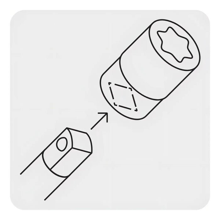 Llave de Cruz 20 Pulgadas con Cuadro de 1/2 Truper