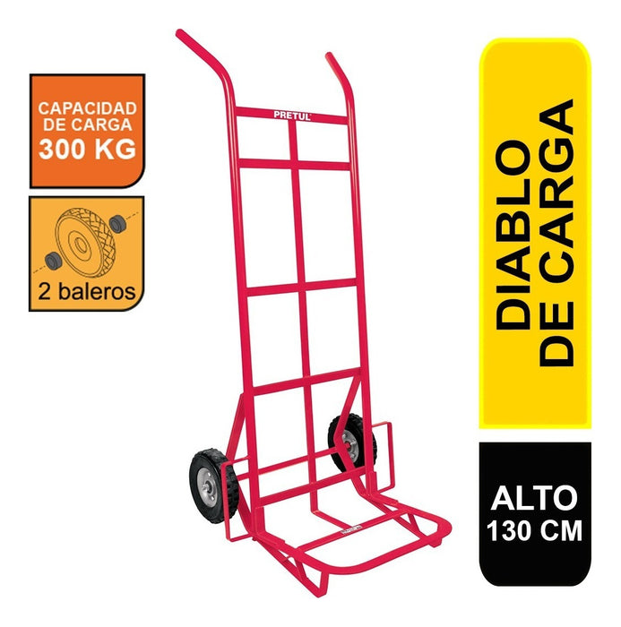 Carro de Carga Tipo Yegua Sólida de 300 Kg Truper