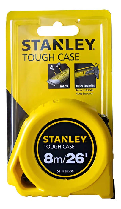 Huincha Medir 8m X 1" Stanley Carcasa Dura
