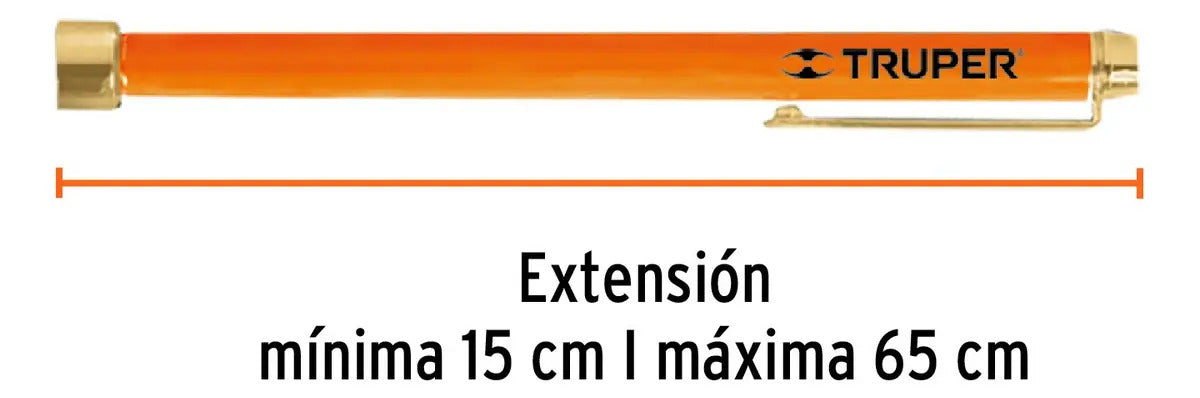 Imán Lápiz Telescópico Extensible 63 Cm Truper