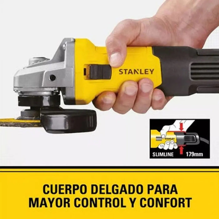 Esmeril Angular 4 1/2" Stanley 750W SG7115