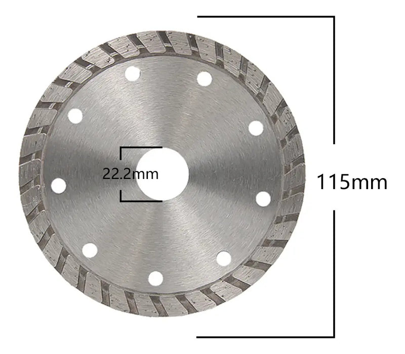 Disco Diamante 4'' Piedra Concreto Rin Turbo Pretul