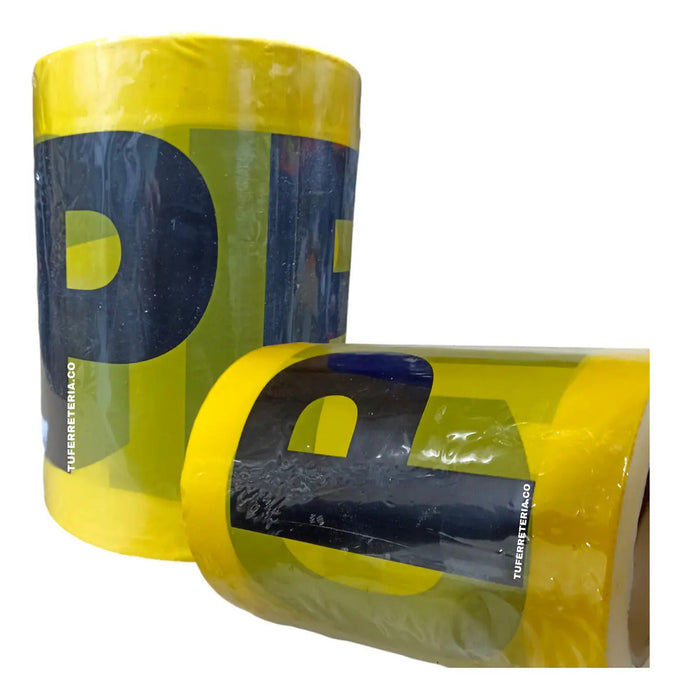 Cinta Ancha Peligro Amarilla 150 Mts X 150mm Ferrawyy