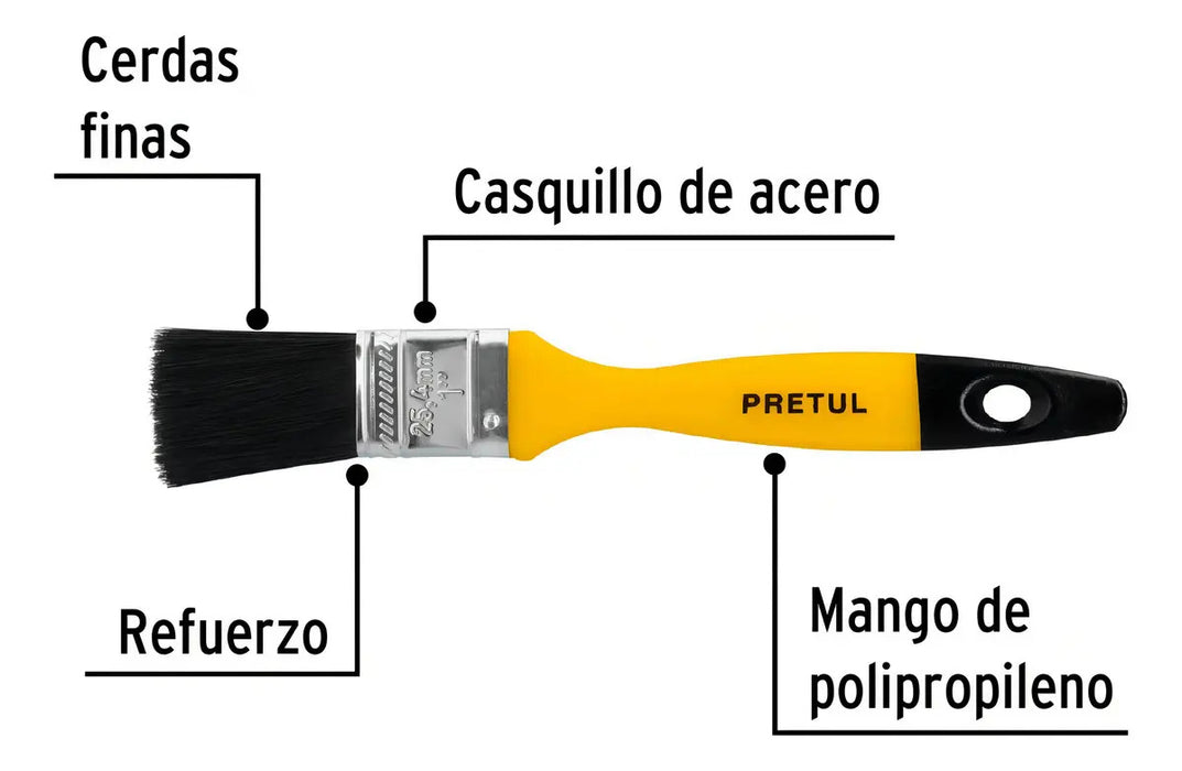 Brocha 1'' Pretul