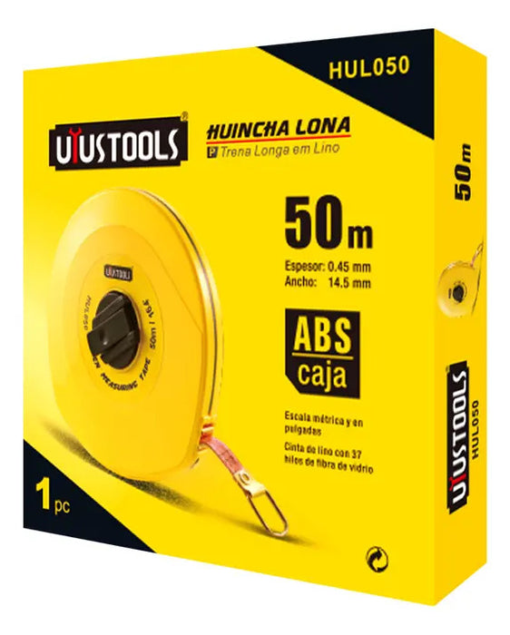 Huincha Medir 50 Mts Lona Uyustools