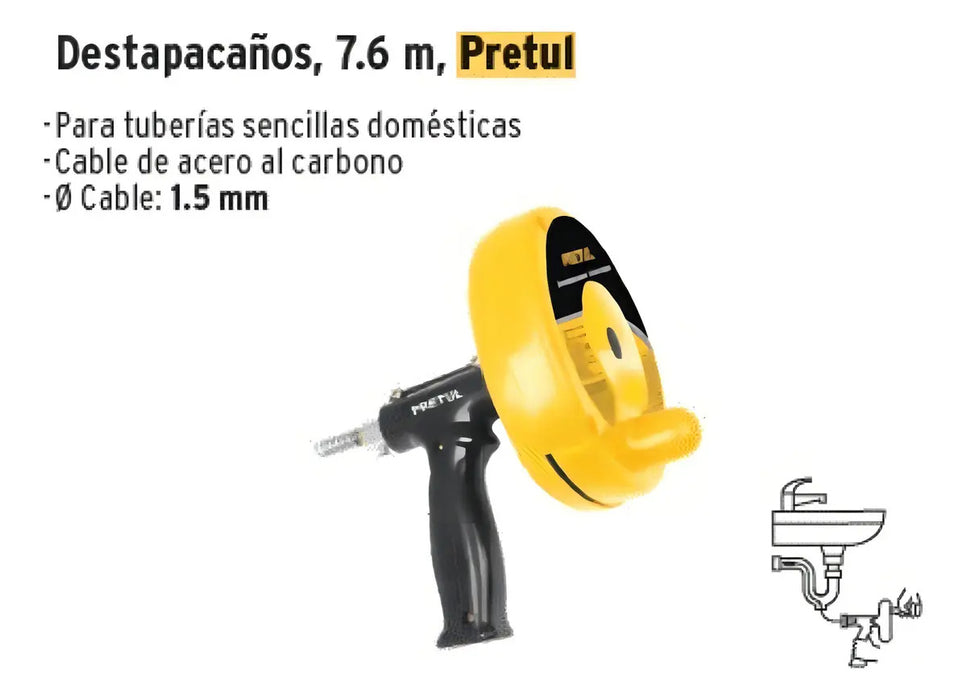 Destapacaños 25 Pies Pretul