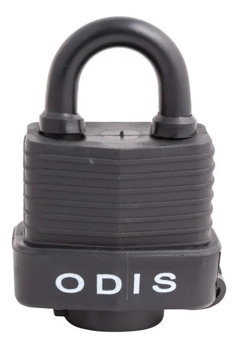Candado Waterproof Odis 49mm con Llave Negro