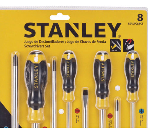Juego Destornilladores Imantado 8pz Stanley