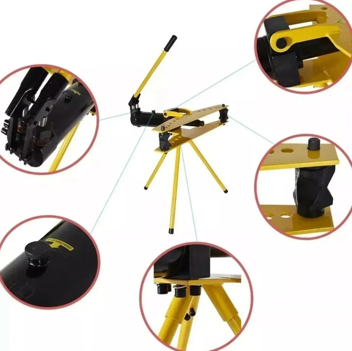 Curvadora Hidráulica 1/2''-2'' Con Trípode