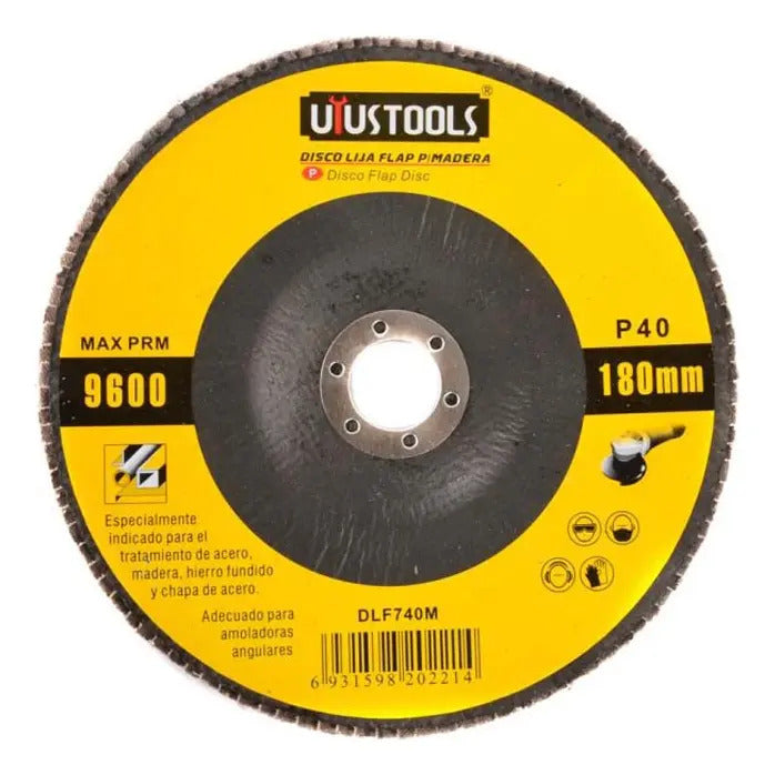 Disco Flap 7'' Madera/Metal Gr40